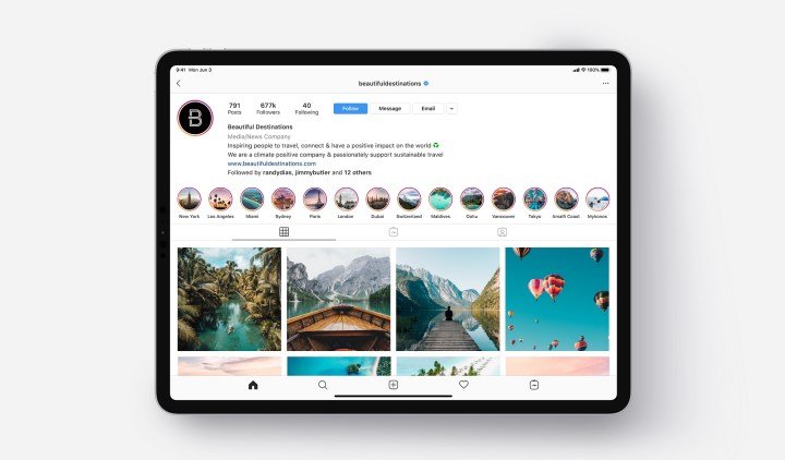 Instagram iPad uygulaması "yakın zamanda" çıkmayacak